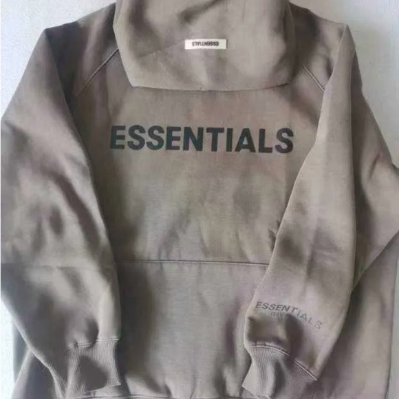 Essentials Fear of God Brown hoodie - Picture 1 of 4